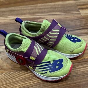 New Balance Kids Sneakers - Lime Green and Purple